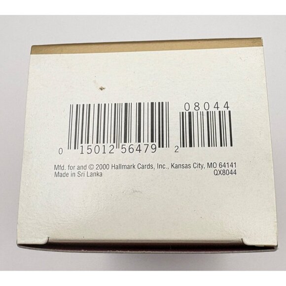 Hallmark Millennium Time Capsule Keepsake Ornament Silver Tassel 2000 Vintage - Picture 7 of 10